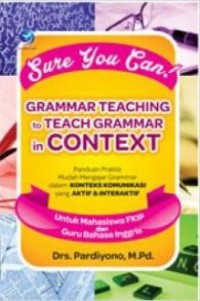 Sure you can! grammar teaching to teach grammar in context