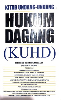 Kitab undang-undang hukum dagang (KUHD)