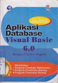 Aplikasi database visual basic 6.0 dengan crystal report