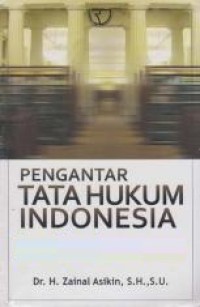 Pengantar tata hukum Indonesia