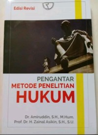 Pengantar metode penelitian hukum edisi revisi