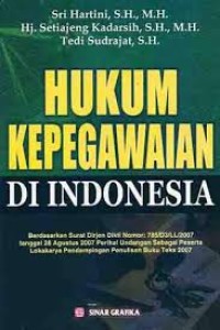 Hukum kepegawaian di Indonesia