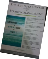 Image of The ary suta center series strategic management (July 2015, Vol.30)