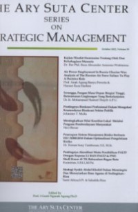 Image of The Ary Suta Center Series on Strategic Management, Oktober 2022, Vol. 59