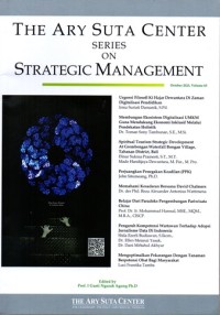 Image of The Ary Suta Center Series on Strategic Management, October 2023, Vol. 63