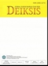 Image of DEIKSIS Jurnal Ilmiah Bahasa dan Seni Vol. 5 No. 2 Mei 12013