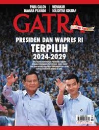 Gatra  21-27 Maret 2024:  Presiden dan Wapres RI terpilih 2024-20229