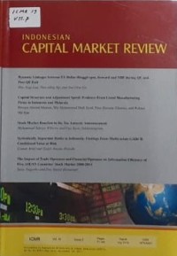 Indonesian Capital Market Review Vol. 10 No. 1 January 2018