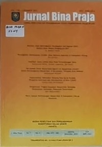 Image of Jurnal Bina Praja Vol. 11 No. 1 May 2019