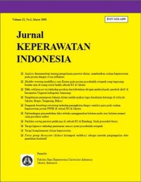 Bladder training modifikasi cara kozier pada pasien pascabedah ortopedi yang terpasang kateter urin di sebuah RS di Jakarta