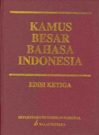 Kamus besar bahasa Indonesia