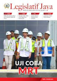 Image of Legislatif jaya : majalah DPRD provinsi DKI Jakarta edisi 4 tahun 2018