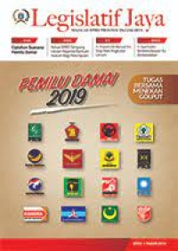 Image of Legislatif jaya : majalah DPRD provinsi DKI Jakarta edisi 1 tahun 2019