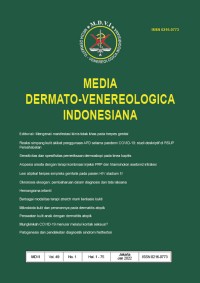 Image of Media Dermato - Venereologica Indonesia Vol. 45 No. 3 Juli 2018