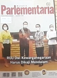 Image of Buletin Parlementaria Edisi November No. 1132/V/XI/2020