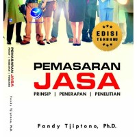 Pemasaran jasa : prinsip, penerapan, penelitian