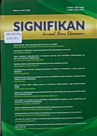 Signifikan : Jurnal Ilmu Ekonomi Vol. 9 No. 2 Tahun 2020