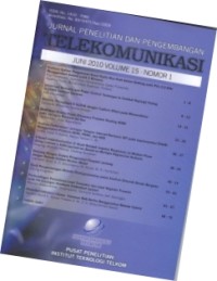 Image of Jurnal penelitian dan pengembangan telekomunikasi, Juni 2012 Vol. 17 No. 1
