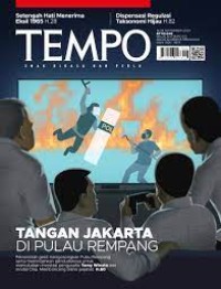 Image of Tempo 18-24September 2023: Tangan Jakarta di Pulau Rempang