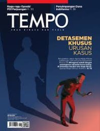 Tempo 3-9 Juni 2024: Detasemen khusus urusan kasus