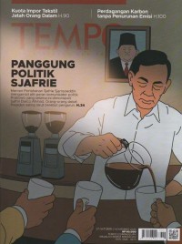 Tempo 27 Oktober - 2 November 2025 : Panggung Politik Sjafrie