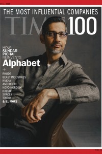 Image of Time May 11, 2026 : How sundar pichai reivents alphabet