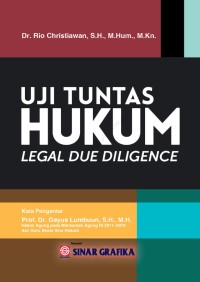 Uji tuntas hukum = legal due diligence