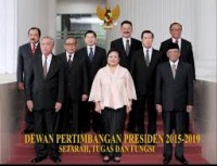 Dewan pertimbangan presiden 2015 - 2019 sejarah, tugas dan fungsi