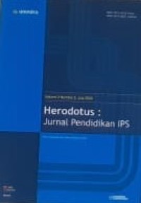 Image of HERODOTUS : Jurnal Pendidikan IPS Vol. 4 No. 1 March 2021