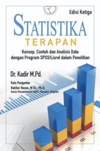 Statistika terapan : konsep, contoh dan analisis data dengan program SPSS/Lisrel dalam penelitian